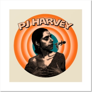 PJ Harvey // Vintage Cartoon Style Posters and Art